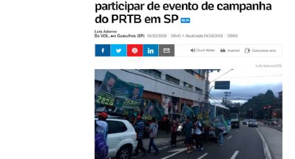 PRTB, partido do vice de Bolsonaro, paga R$ 60 para adolescentes de 13 a 16 anos panfletarem