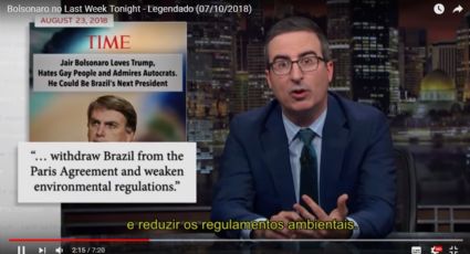 Apresentador de programa de humor dos EUA detona Bolsonaro: “Um ser humano terrível”. Vídeo