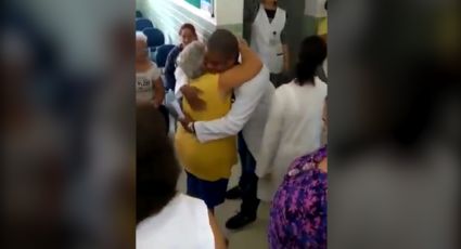 VÍDEO: na despedida, médico cubano se emociona com homenagem de pacientes