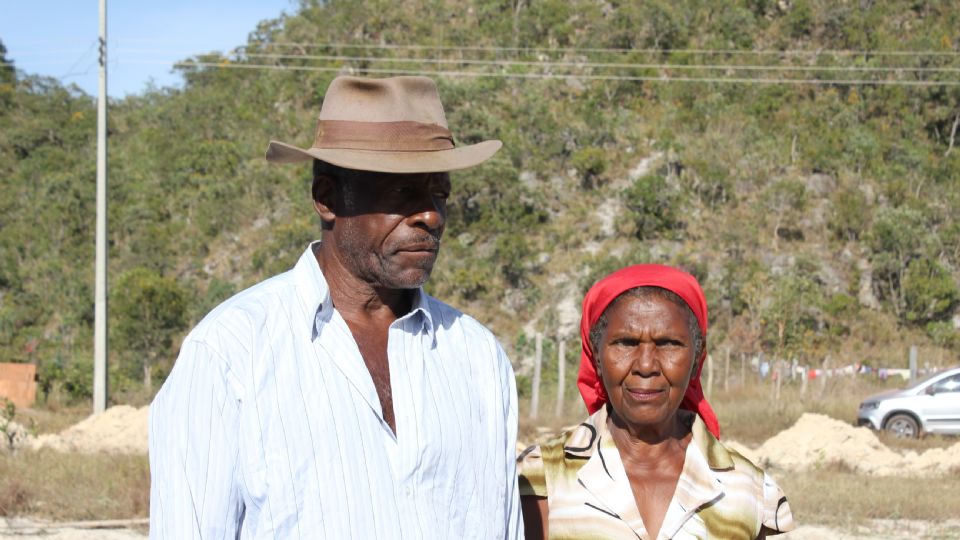 (Casal da comunidade Kalunga - Foto:  Rita Antunes/ Observatório Quilombola)