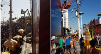 Carnaval: Prefeitura de Salvador tenta retirar equipamento da TVE, mas PM impede