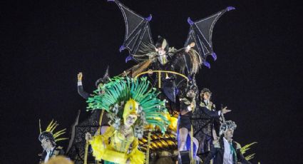 Vampiro do Tuiuti é impedido de usar faixa presidencial no desfile das campeãs