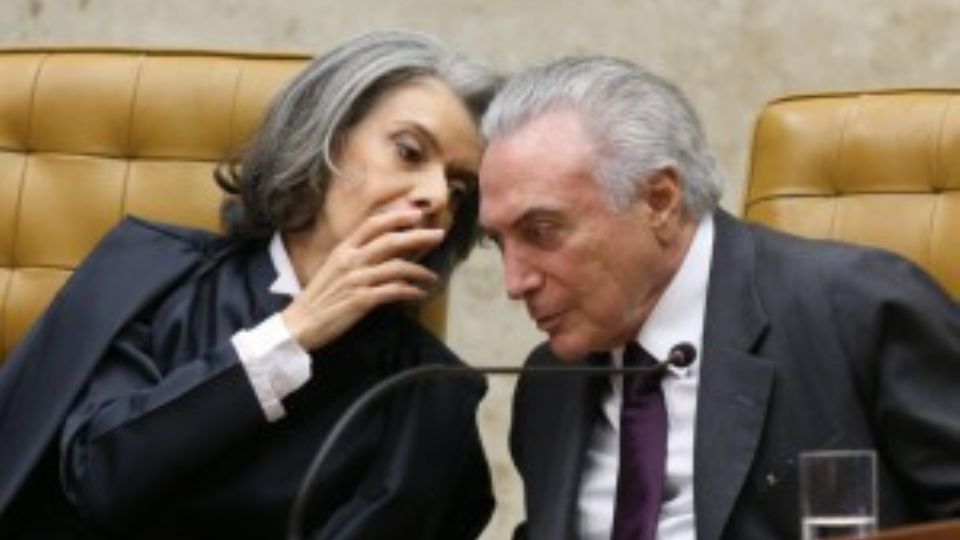 Cármen Lúcia e Michel Temer. Foto: Lula Marques