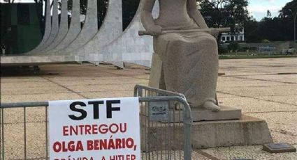 Faixa pergunta se STF vai entregar Lula assim como fez com Olga Benário Prestes