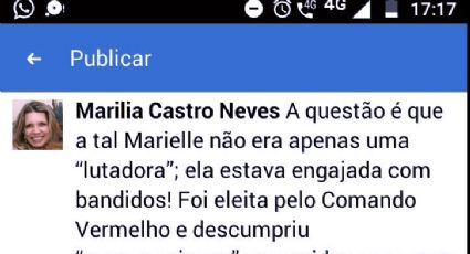 Desembargadora do TJ-RJ acusa Marielle de parceria com o Comando Vermelho