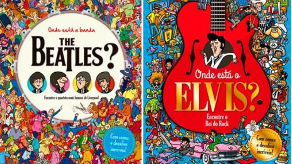 Os novos livros da coleção 'Onde está?'. Foto: Divulgação