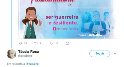 Ministério do Trabalho 'apanha' de mulheres nas redes ao perguntar "o que é ser trabalhadora"