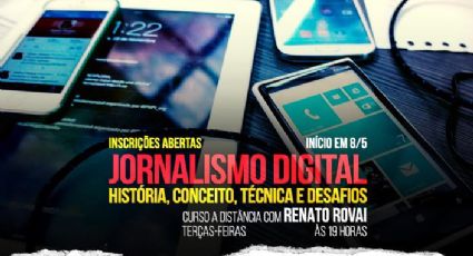 Fórum lança curso sobre Jornalismo Digital com Renato Rovai