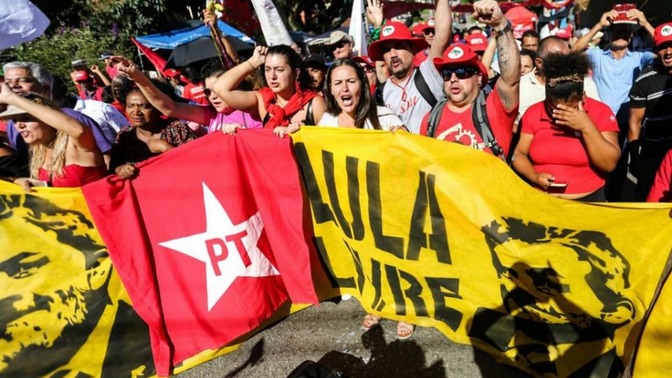 Acampamento Lula Livre em Curitiba. Foto: Joka Madruga/Agência PT
