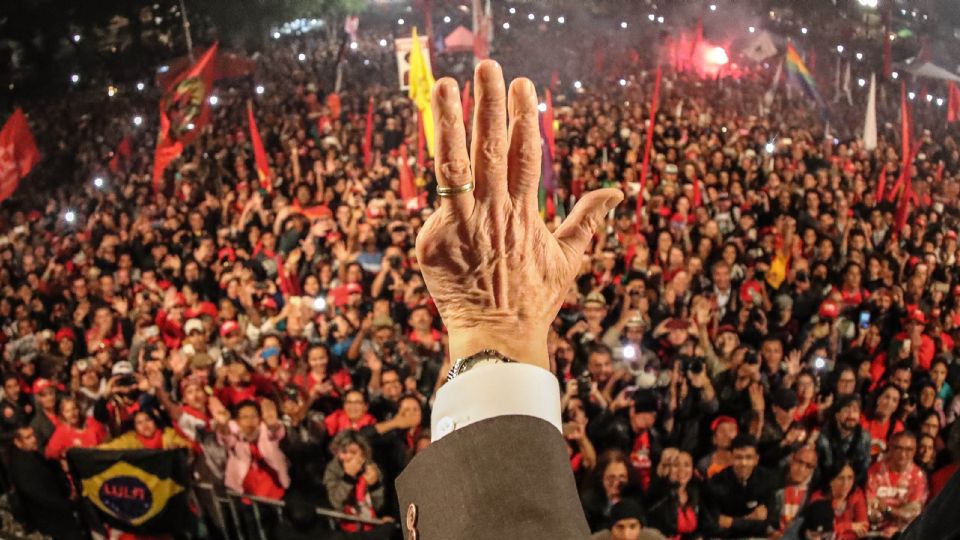 Lula em comício (Foto:  Ricardo Stuckert)