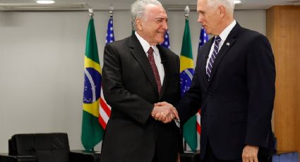 Em visita ao Brasil, Mike Pence pede para Temer ser mais duro com a Venezuela