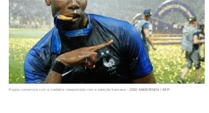 Racismo: Matéria do jornal 'O Globo' compara Pogba a um "animal que sai do cativeiro"