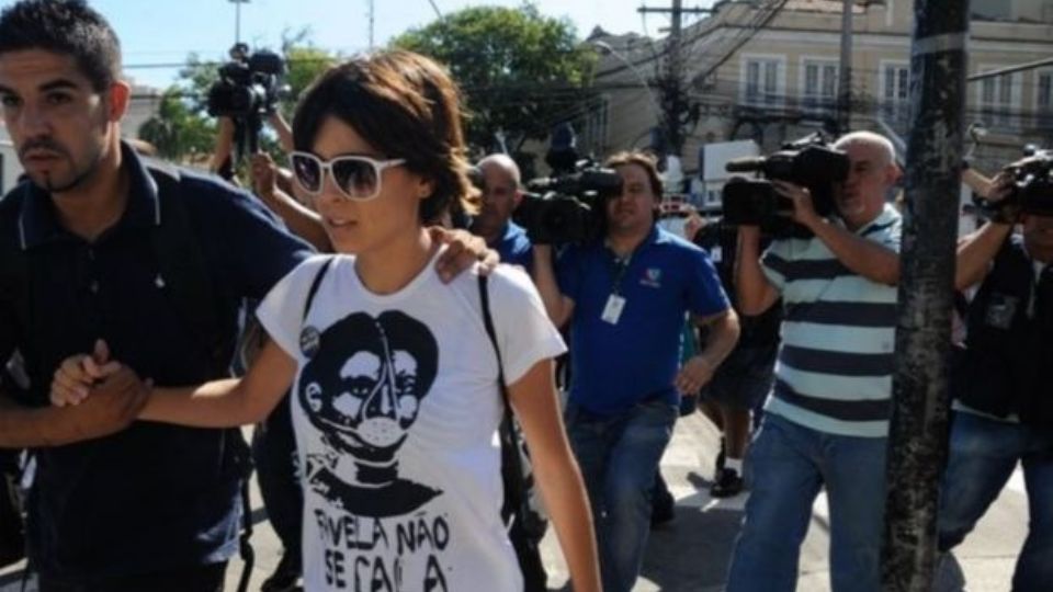 Sininho chegou a ser apontada como “chefe da quadrilha” na denúncia | Foto: Fernando Frazão/Agência Brasil