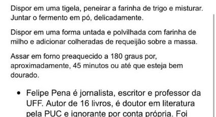 Colunista do Extra publica receita de bolo para protestar contra censura da Globo