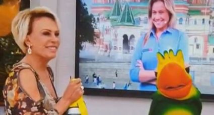 Ana Maria dá "sapatão" de presente para Fernanda Gentil, que responde: "foi indireta"