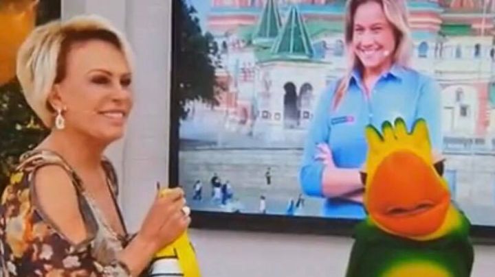 Ana Maria dá "sapatão" de presente para Fernanda Gentil, que responde: "foi indireta"