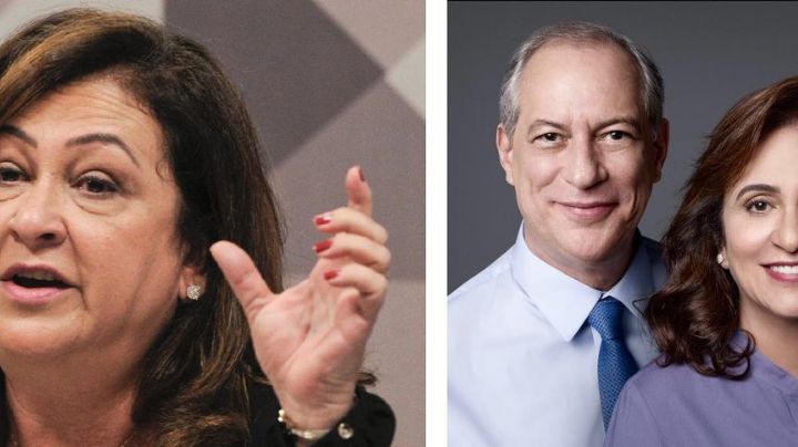 Foto de Kátia Abreu com Ciro Gomes vira meme na rede por excesso de photoshop