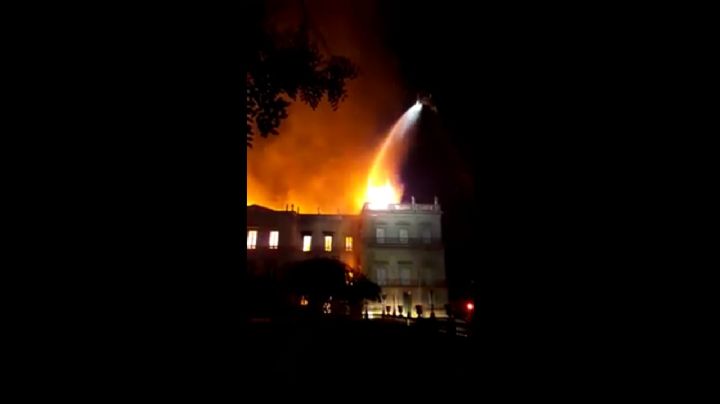 Incêndio destrói Museu Nacional, no Rio de Janeiro