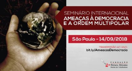 Celso Amorim organiza seminário internacional  "Ameaças à Democracia e a Ordem Multipolar"