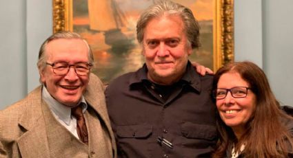 Em jantar com Olavo de Carvalho, Steve Bannon critica Paulo Guedes, "o cara de Chicago"