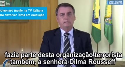 Dilma desmente fake news de Bolsonaro dita em entrevista à TV italiana