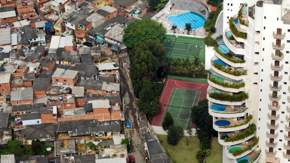 A comunidade de Paraisópolis na região do Morumbi, em São Paulo (Arquivo)