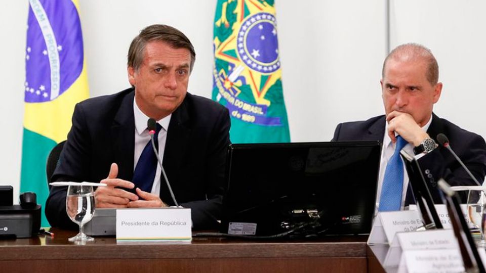 Bolsonaro e Onyx Lorenzoni (Foto:Agência Brasil)