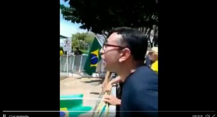 Vídeo: Bolsonaristas fazem protesto na porta da Globo em Brasília