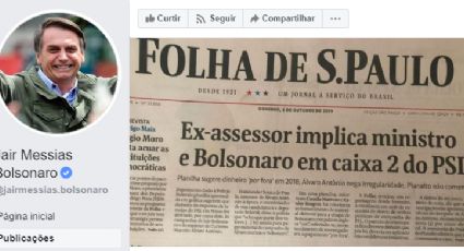 Bolsonaro acusa golpe e convoca empresas a não anunciarem na Folha após denúncias