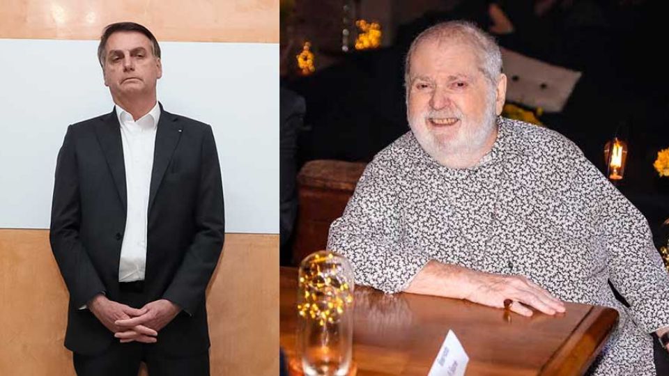 Bolsonaro e Jô Soares (Montagem)
