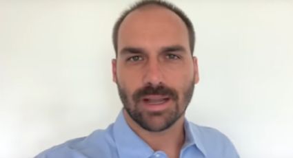 "Estávamos mal acostumados", diz Eduardo Bolsonaro ao defender "pibinho" do pai