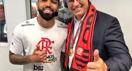 Depois de ajoelhar, Witzel arranca foto com Gabigol