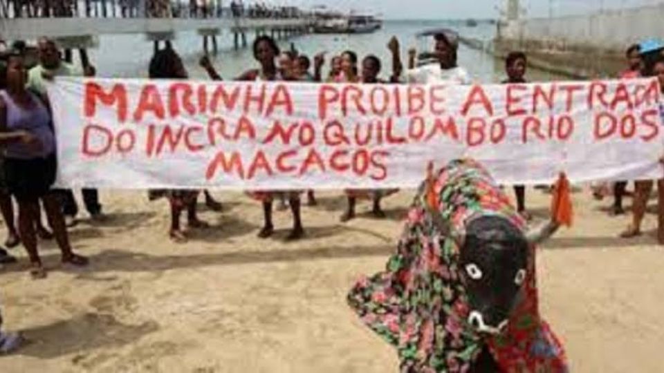 Protesto de quilombolas da comunidade Rio dos Macacos - Foto: Arquivo