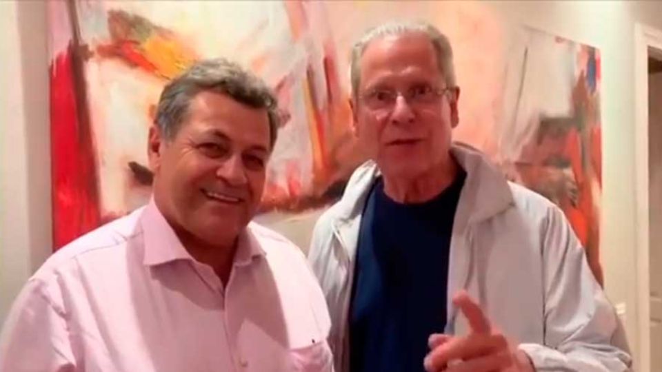Emídio de Souza e Zé Dirceu (Reprodução)