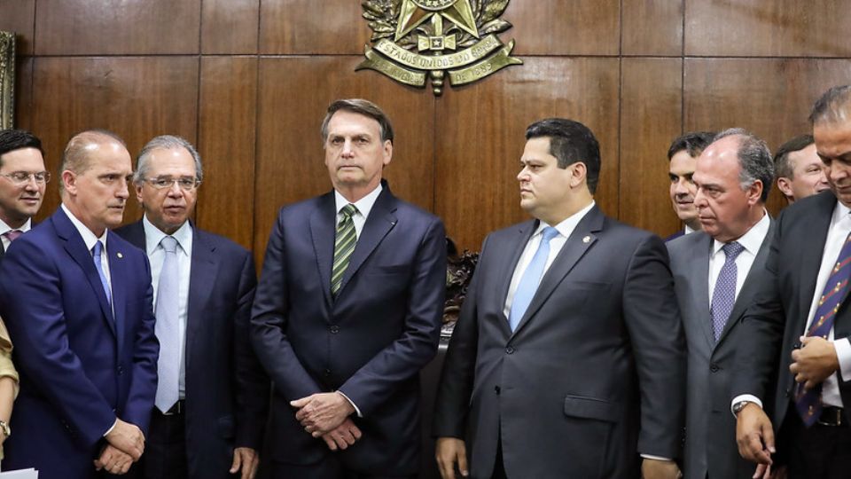 Bolsonaro no Senado (Foto: Marcos Corrêa/PR)