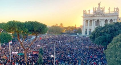 Milhares tomam o centro de Roma contra Salvini e a extrema-direita na Itália