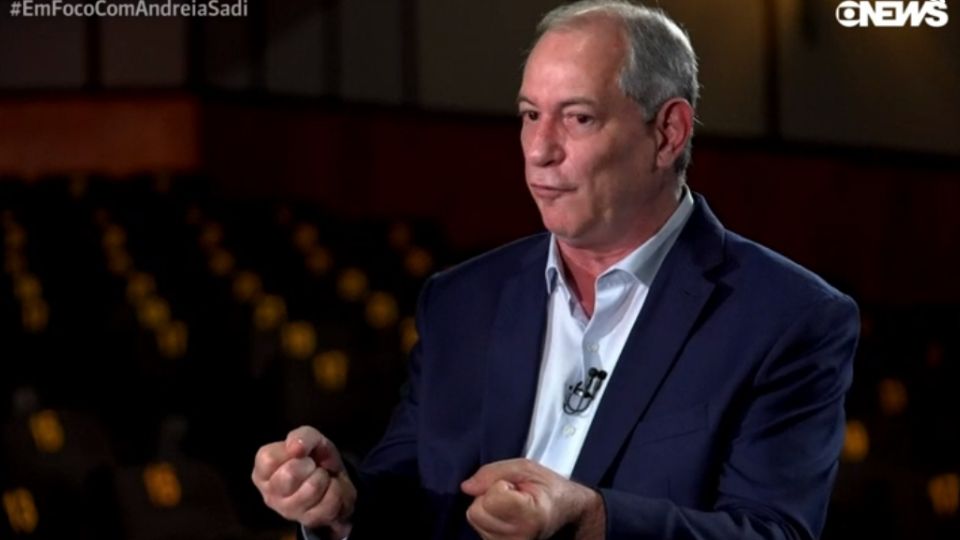 Ciro Gomes (Reprodução/GloboNews)