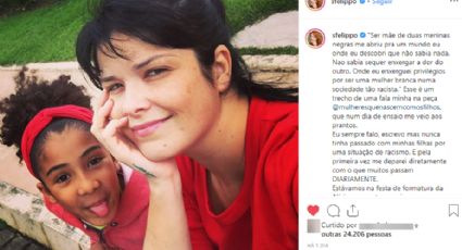 Samara Felippo denuncia racismo com suas filhas e de Leandrinho no Instagram