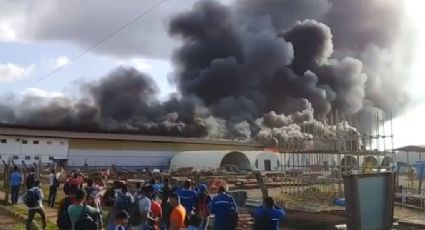 Incêndio de grandes proporções atinge usina de Belo Monte, no Pará