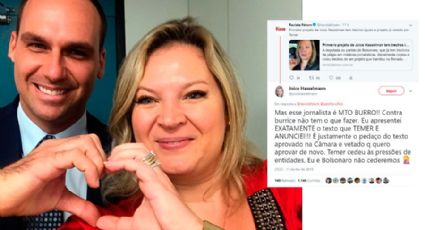 Joice Hasselmann ataca jornalista da Fórum após copiar projeto vetado por Temer