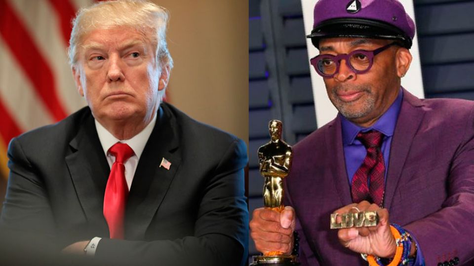 Donald Trump e Spike Lee (Reprodução)