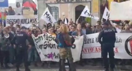 Antifascistas abafam manifestação da extrema-direita contra Jean Wyllys em Portugal