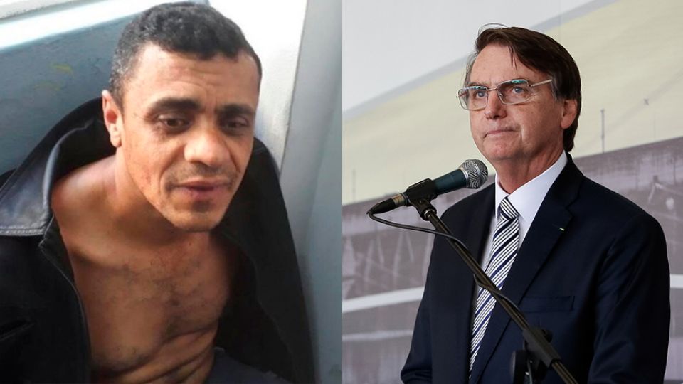 Adélio Bispo e Bolsonaro (Reprodução)