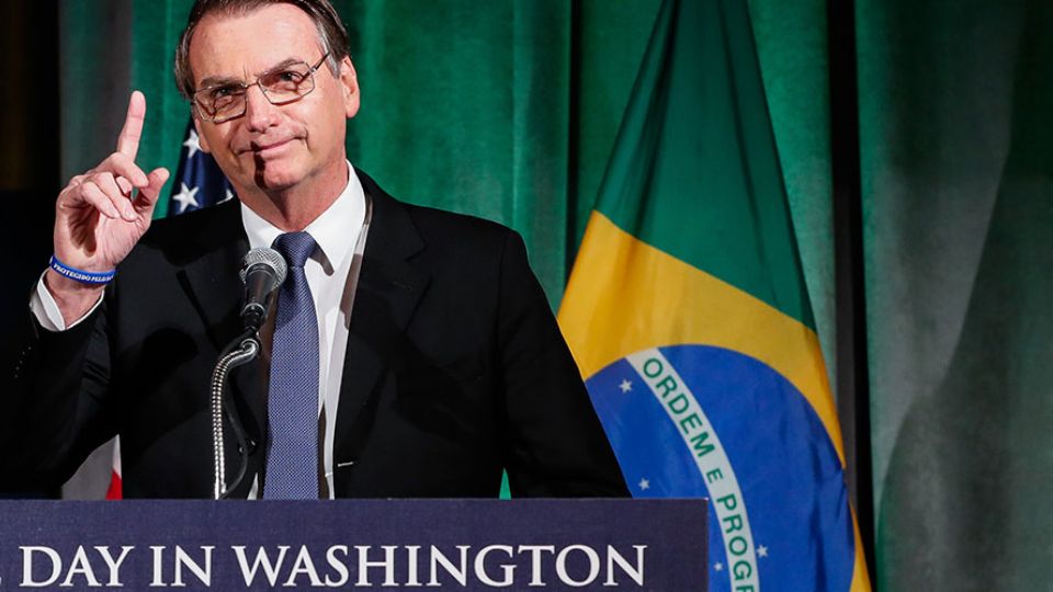 Bolsonaro em reunião com agentes do sistema financeiro nos EUA (Arquivo/Alan Santos/PR)