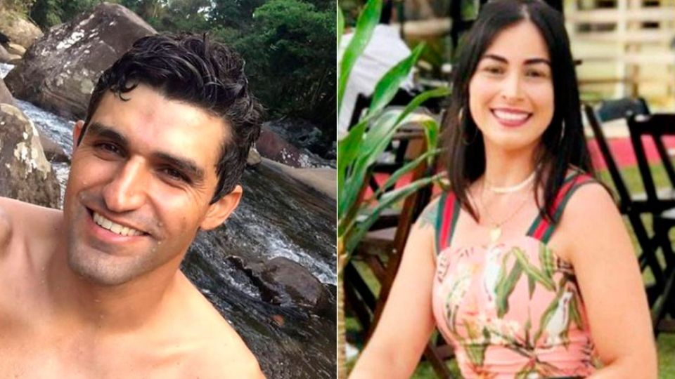 Jane e o namorado, Jonas, que está foragido (Reprodução)