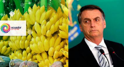 Bolsonaro declara guerra contra "o fantasma da importação de banana no Equador"