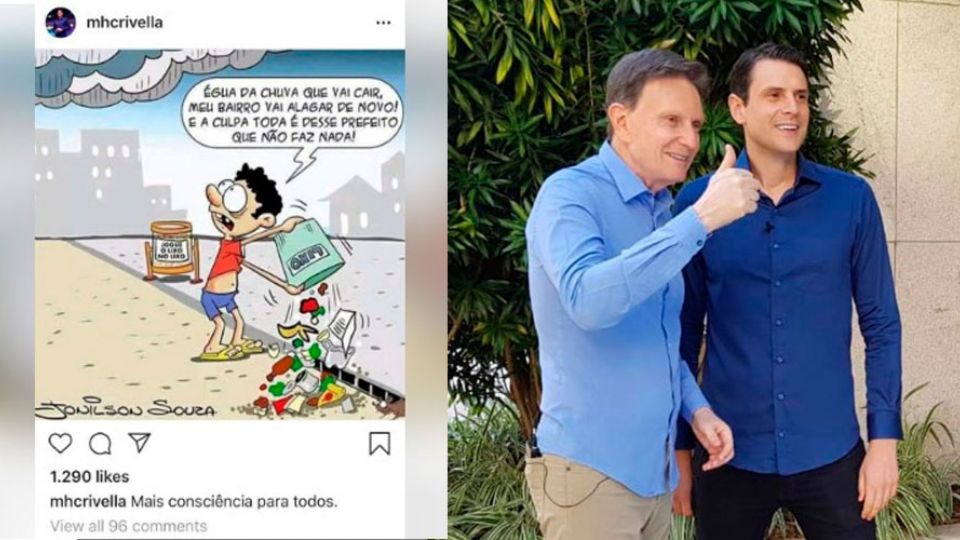 Marcelo Crivella e Crivellinha (Reprodução)