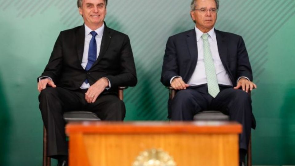 Bolsonaro e Paulo Guedes. Foto: Alan Santos/PR
