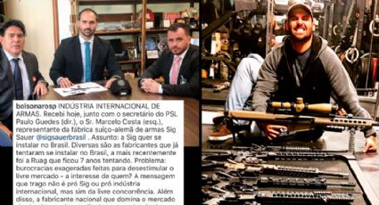 Eduardo Bolsonaro faz lobby por instalação de fábrica de armas de empresa suíço-alemã