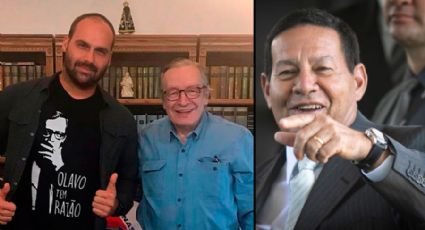 Alvo de ataques de Olavo de Carvalho e filhos de Bolsonaro, Mourão vai parar de dar entrevistas